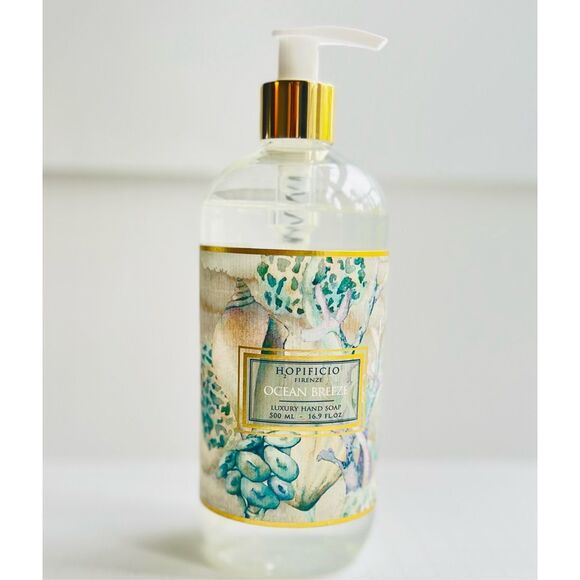 HOPIFICIO Firenze Ocean Breeze Luxury Hand Soap Made in Italy 16.9oz 500ml - Picture 1 of 2